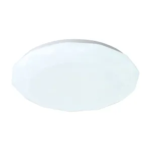 1-Light Acrylic Minimalist LED Flush Mount Lighting