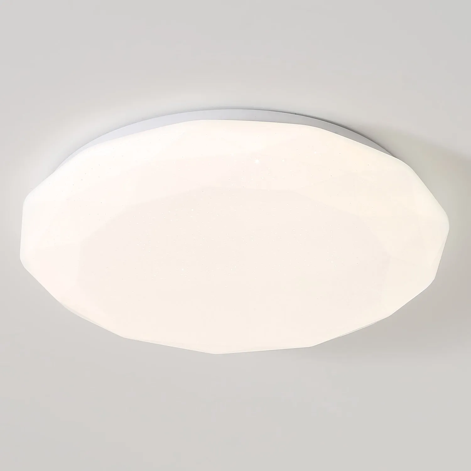 1-Light Acrylic Minimalist LED Flush Mount Lighting