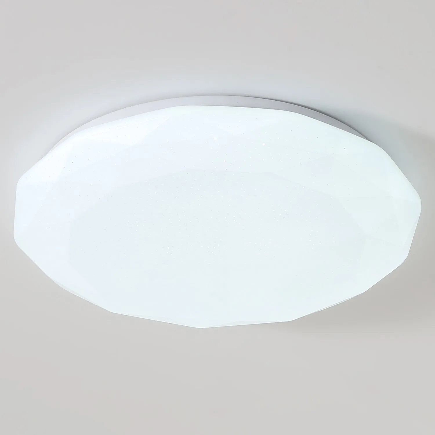 1-Light Acrylic Minimalist LED Flush Mount Lighting