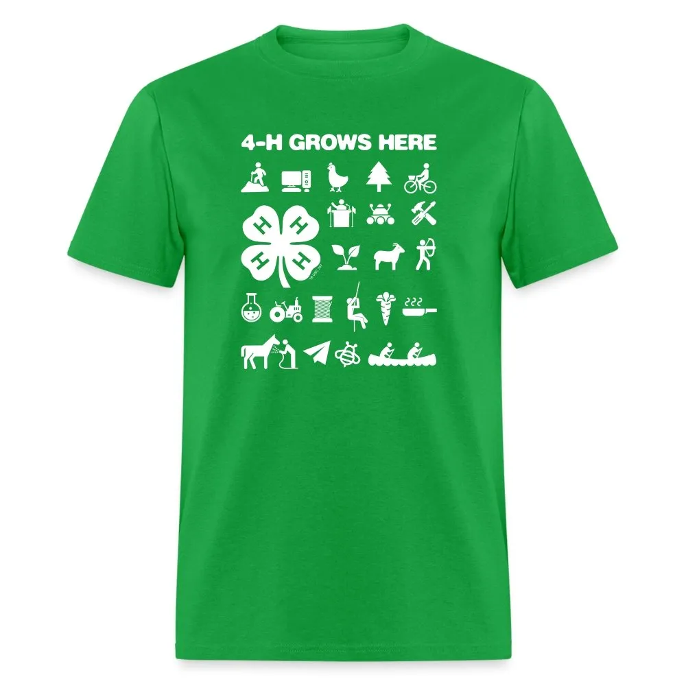 4-H Grows Here- Unisex Classic T-Shirt