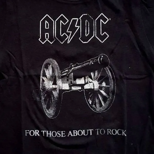 AC/DC Kids T-Shirt - For Those About To Rock Cannon