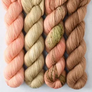 Ascent, Dunes, Rosy Finch, Sweet Chocolate - Yummy 2-Ply Quartet - Babette