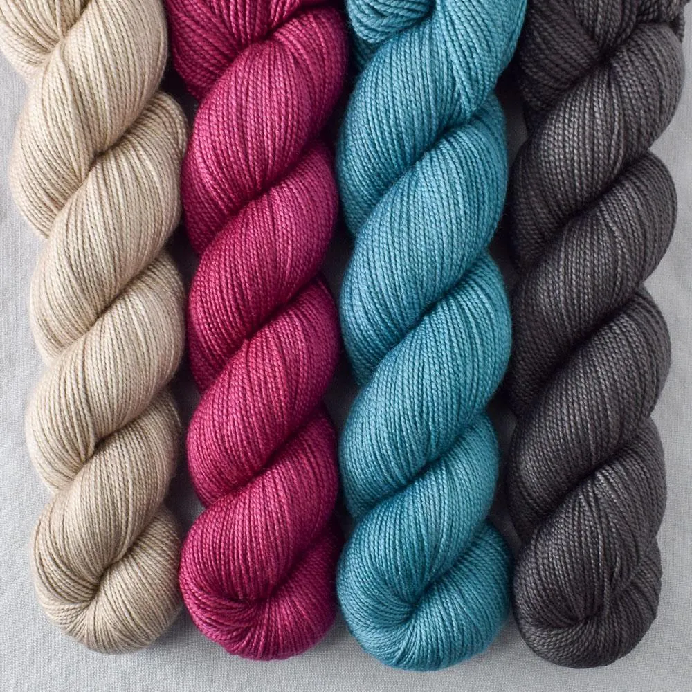 Aubergine, Dunes, Lycan, Sadalmelik - Yummy 2-Ply Quartet