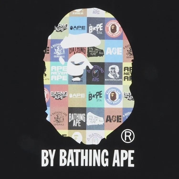 BAPE Classic Logo By Bathing Ape Tee 'Black', black