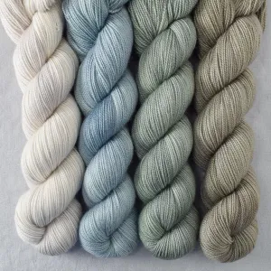 Beachglass, Oregon Mist, Sycamore, White Peppercorn- Yummy 2-Ply Quartet