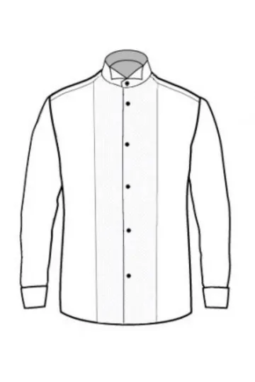 Bib Tuxedo Shirts (With Buttons)