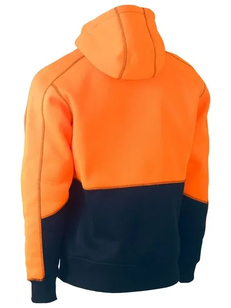 BK6619 Bisley Hi Vis Fleece Hoodie Pullover