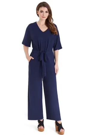 Charlotte Navy Blue Wide Leg Jumpsuit