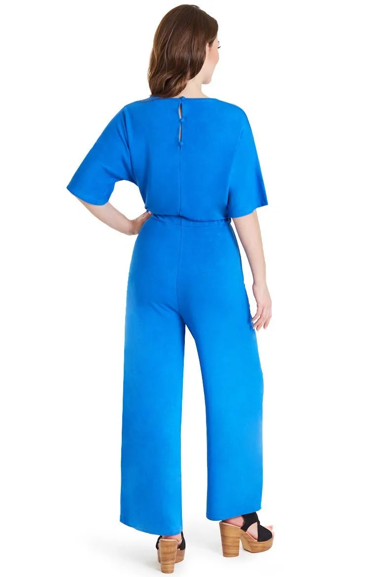 Charlotte Royal Blue Wide Leg Jumpsuit