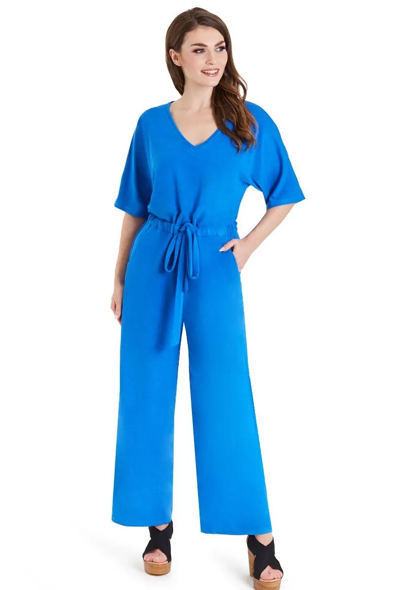 Charlotte Royal Blue Wide Leg Jumpsuit