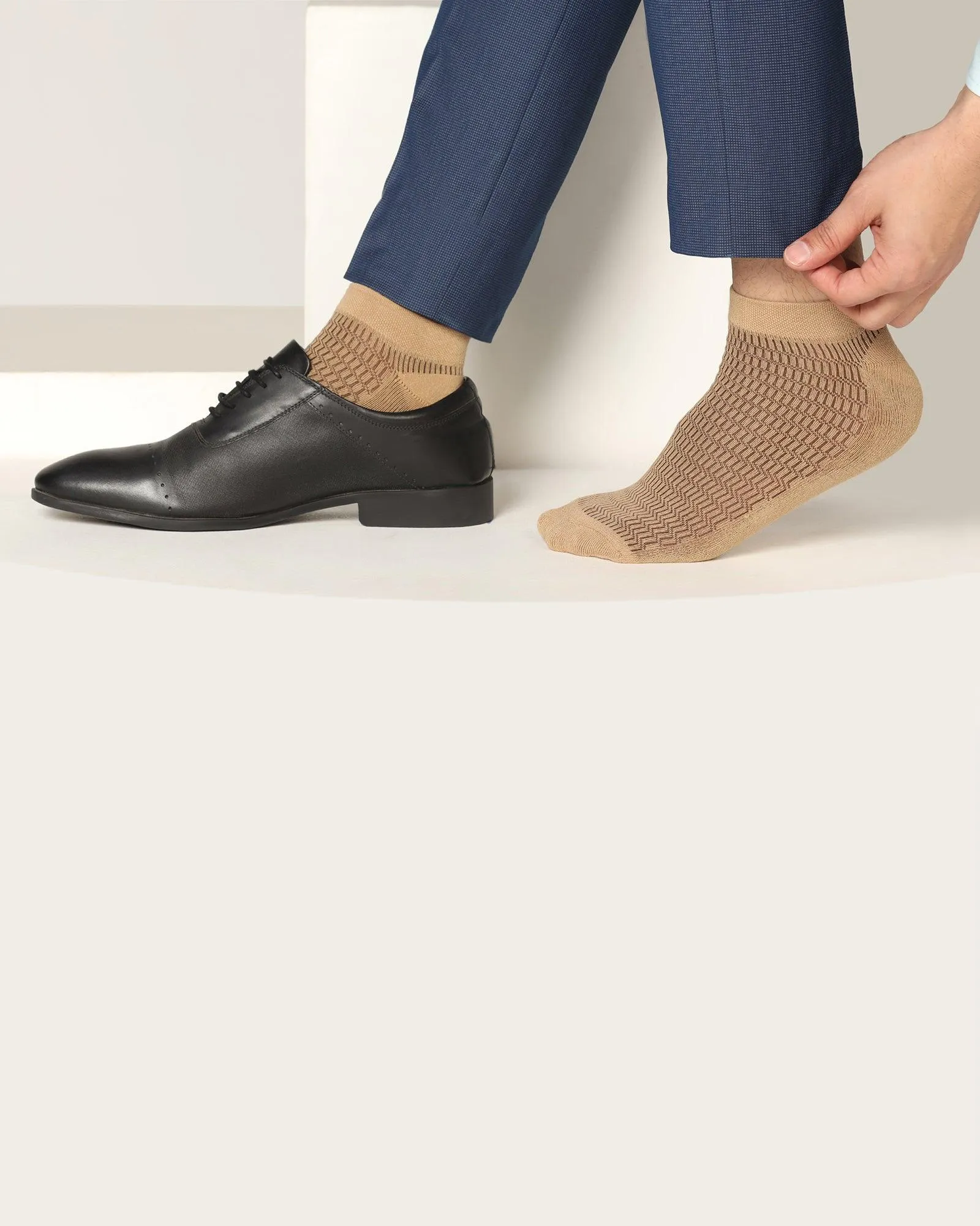 Cotton Mix Color Solid Socks - Sayle