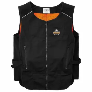 Ergodyne 12125 6255 L/XL Black Lightweight Phase Change Cooling - Vest Only