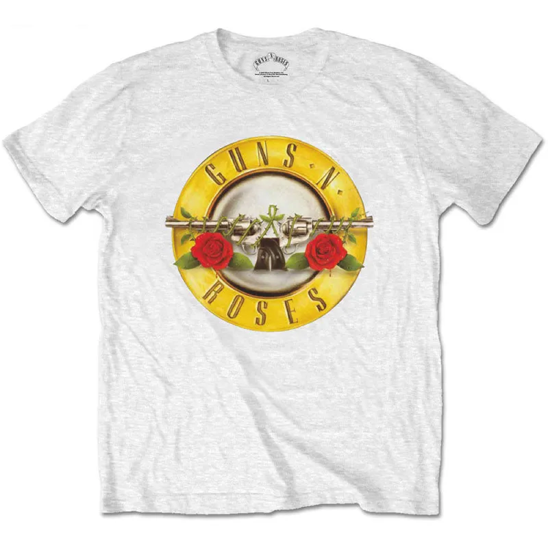 Guns 'n' Roses Kids White T-Shirt - Classic Guns N Roses Logo