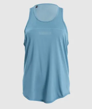 Gymshark Breeze Lightweight Seamless Vest - Blue Stone