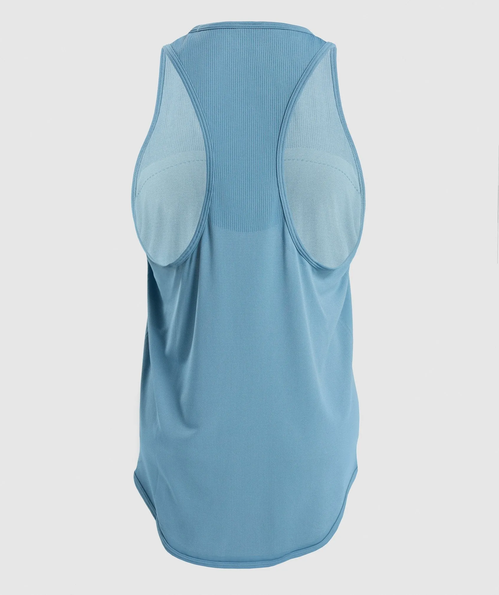 Gymshark Breeze Lightweight Seamless Vest - Blue Stone