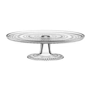 IITTALA | Glassware | KASTEHELMI Cake Stand 315mm - Clear