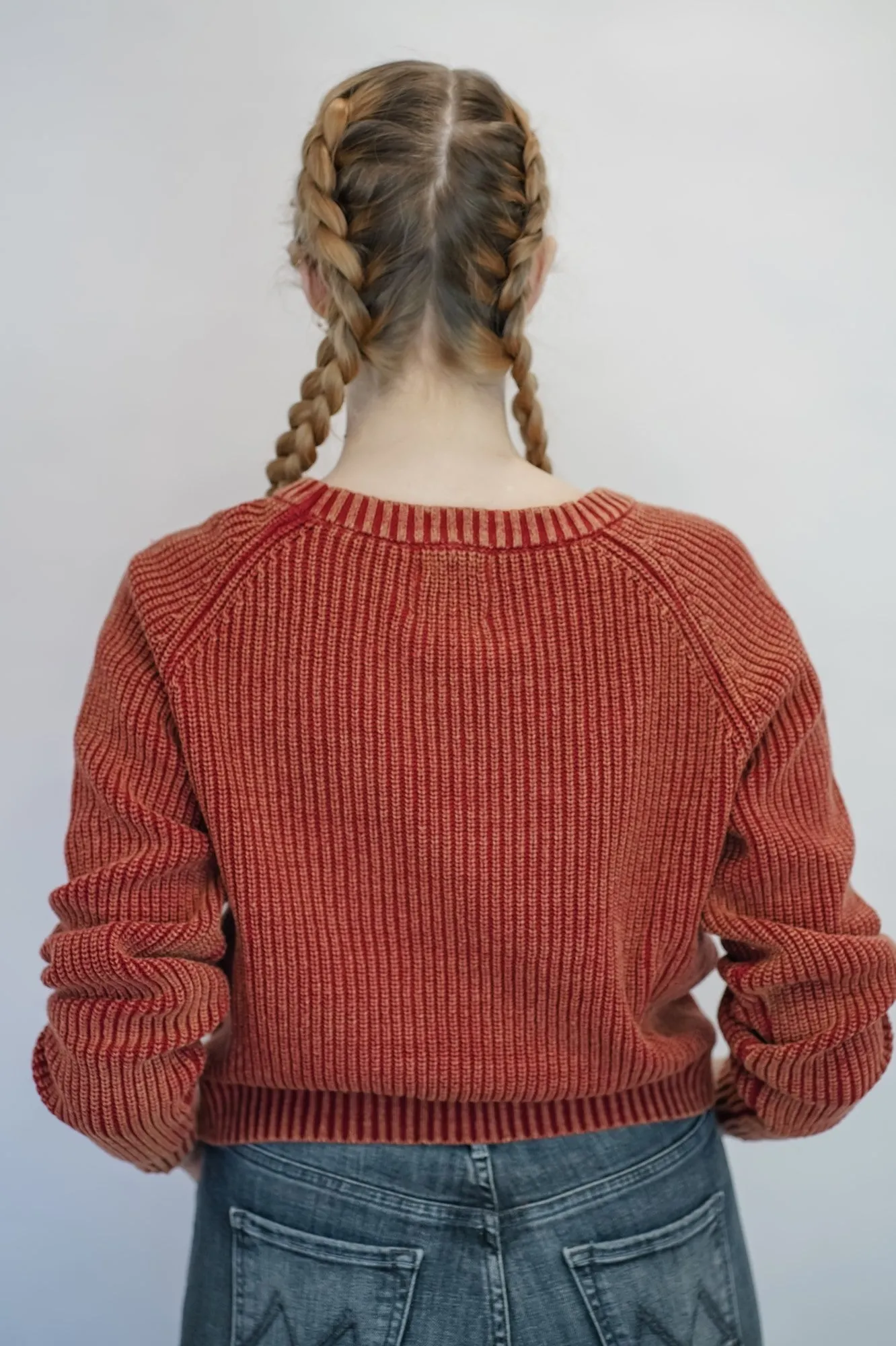 Knit Crewneck (Rust)