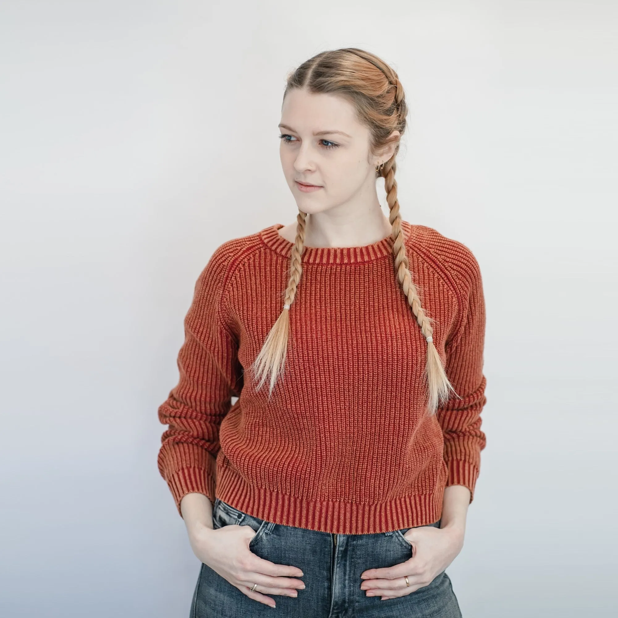 Knit Crewneck (Rust)