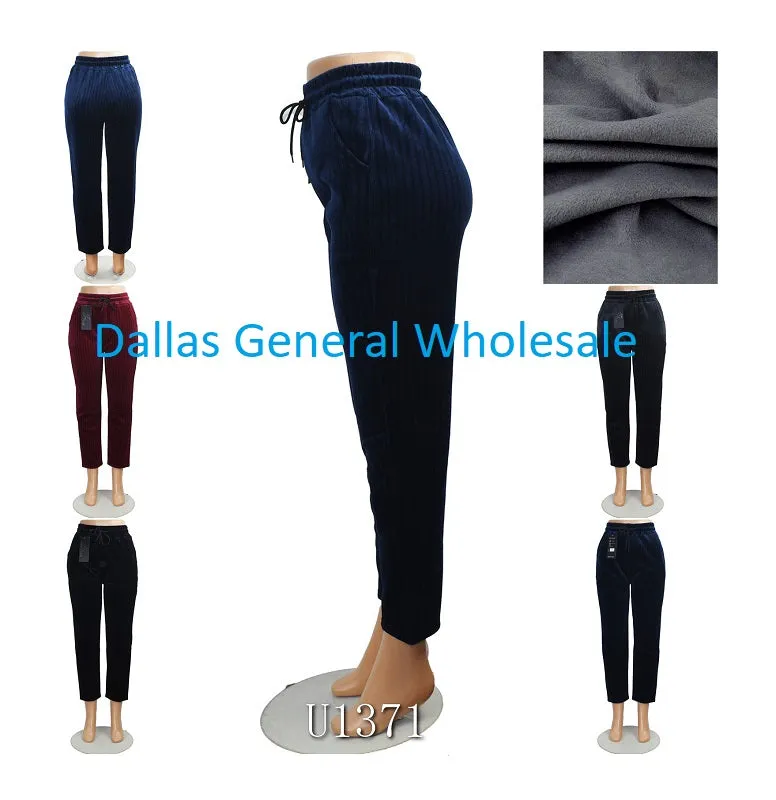 Ladies Insulated Thermal Fleece Pants Wholesale