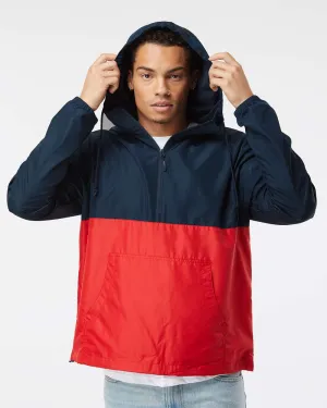 Lightweight Quarter-Zip Windbreaker Pullover Jacket