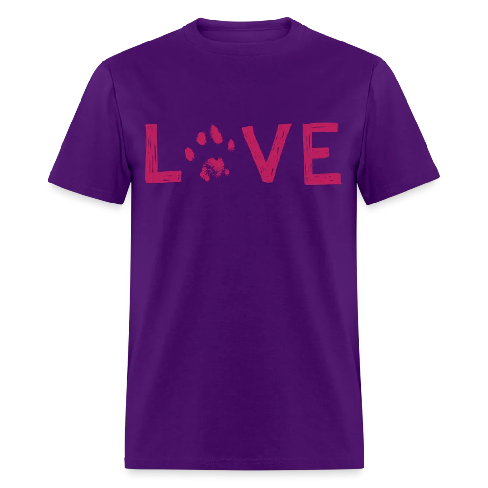 Love Pawprint Classic T-Shirt