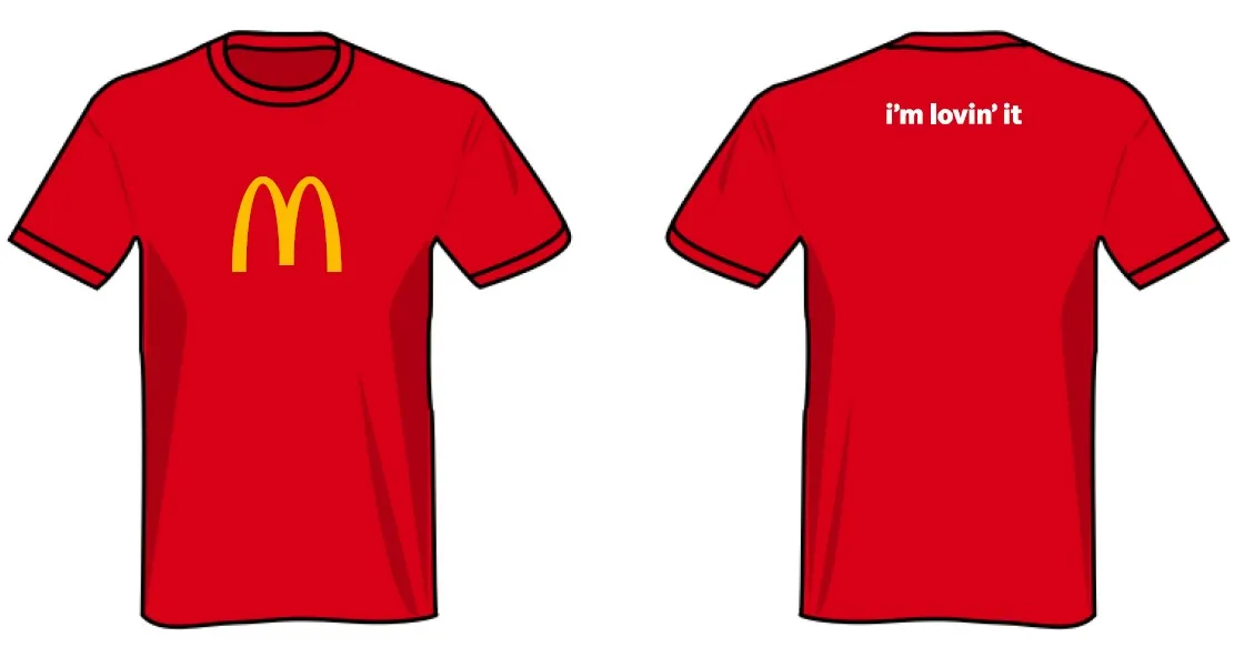 McDonald's Red T-Shirts