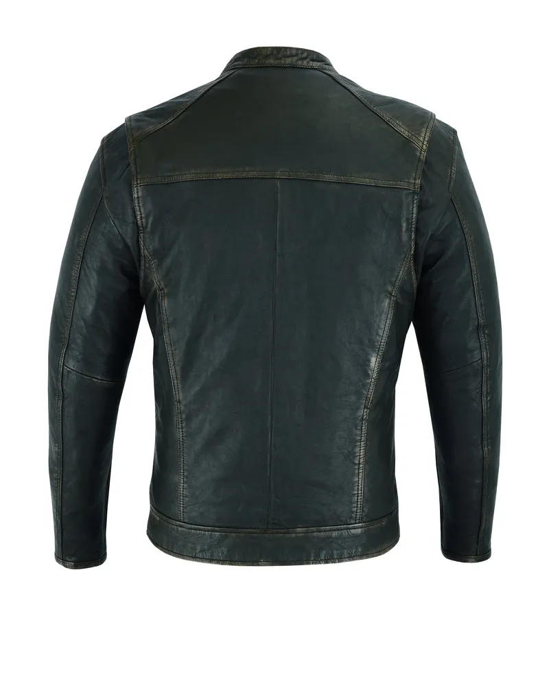 Men's Cruiser Lambskin Distressed Jacket