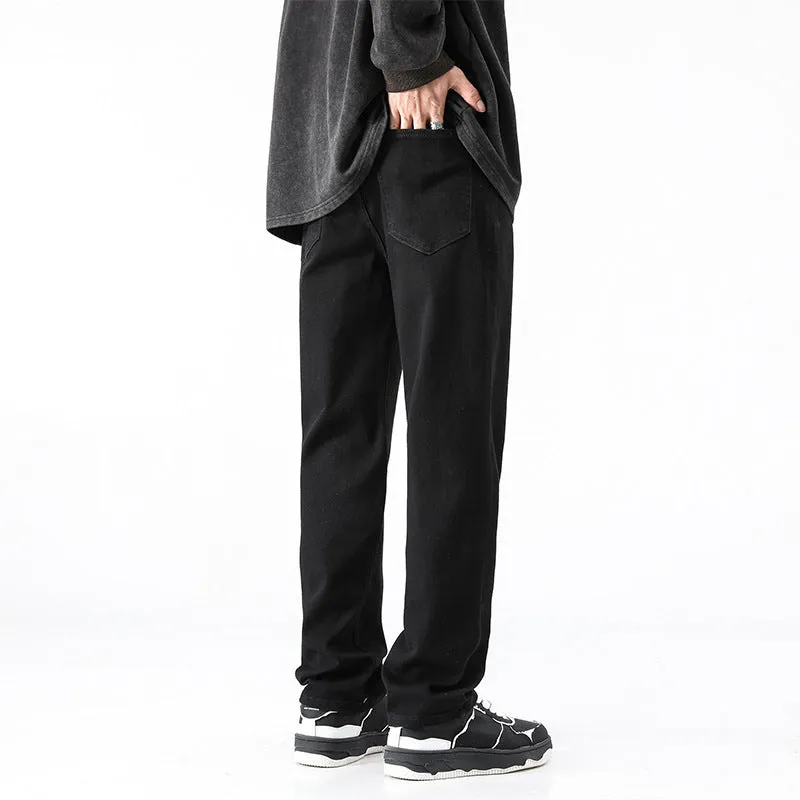 Men's Fashionable All-match Straight Long Pants