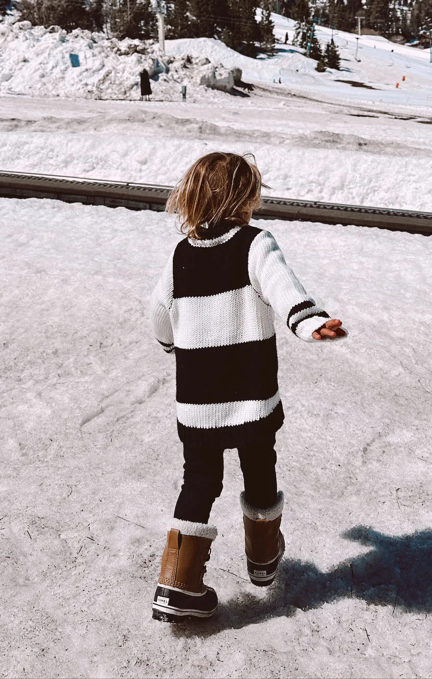 Mini Ski In Sweater ~ Ski Knit Black