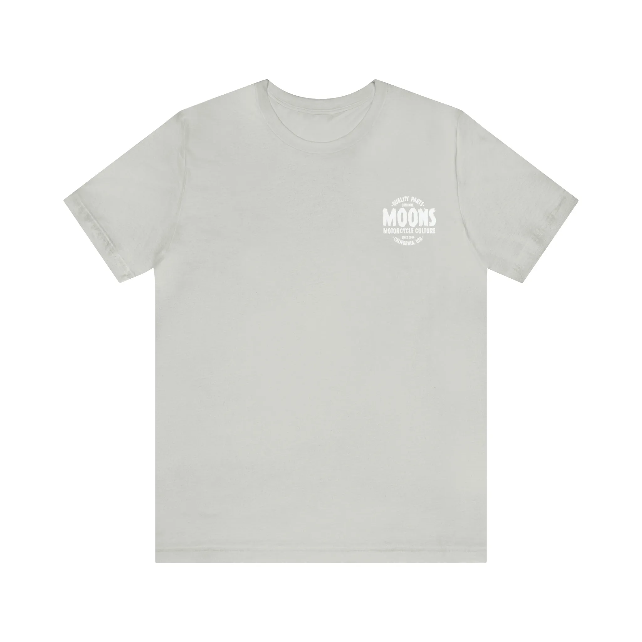 MOONSMC® Quality Parts Circle Heavy Cotton T-Shirt