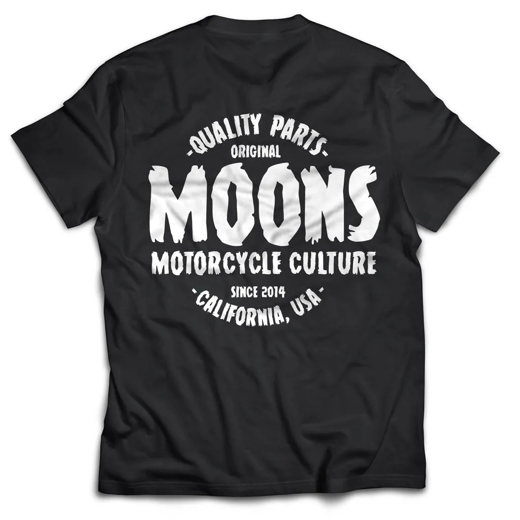 MOONSMC® Quality Parts Circle Heavy Cotton T-Shirt