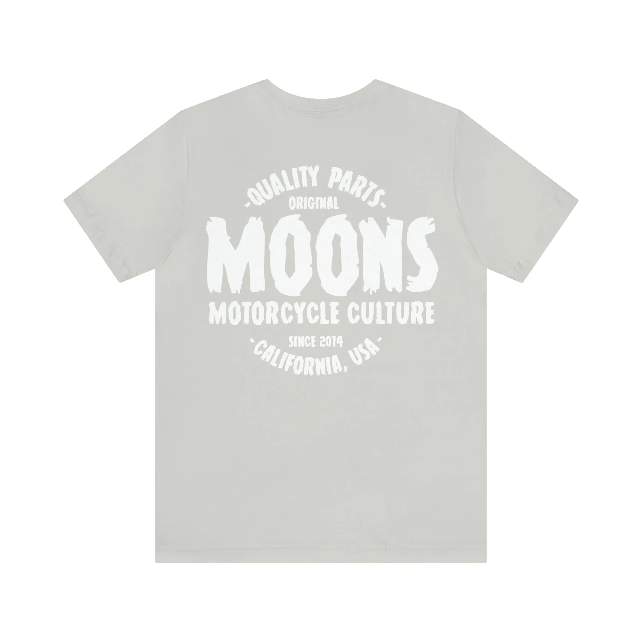 MOONSMC® Quality Parts Circle Heavy Cotton T-Shirt