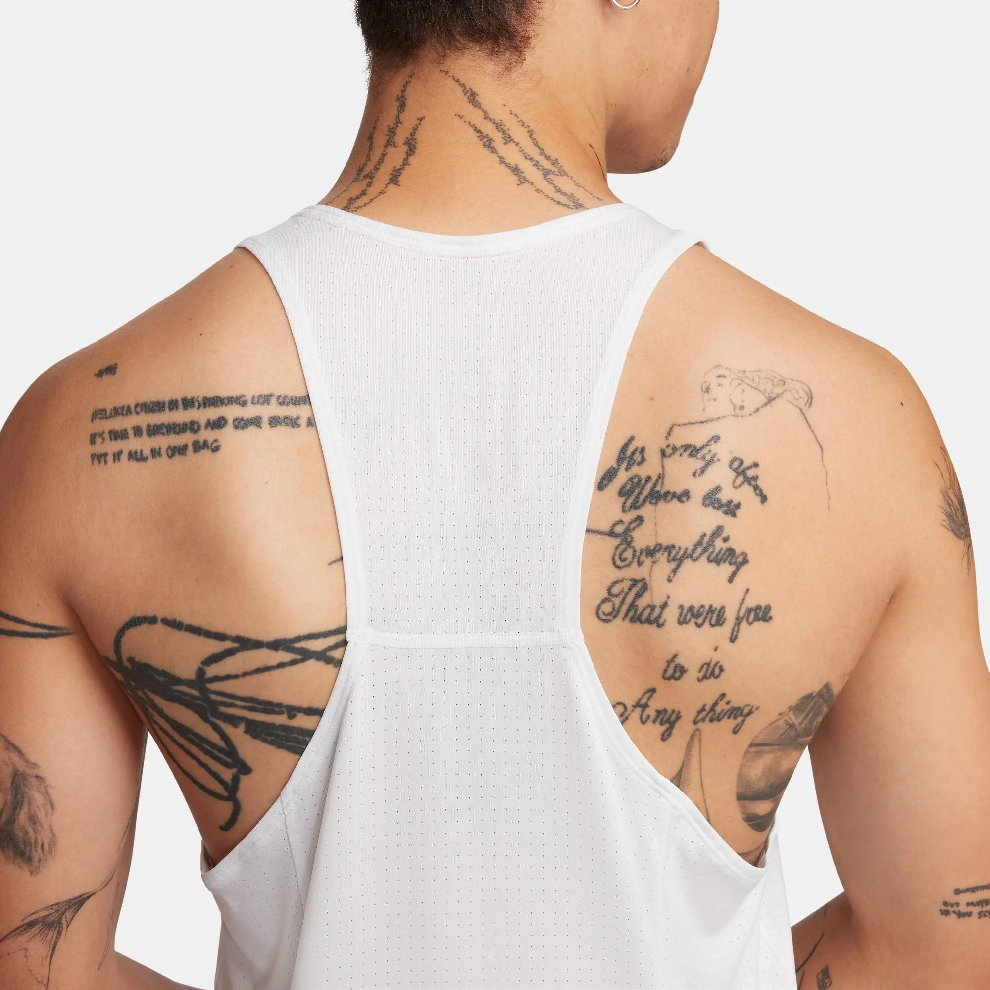 Nike Men's Fast Dri-FIT Tank Summit White