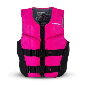 O'Brien Girls Youth Flex V-Back CGA Vest - Pink