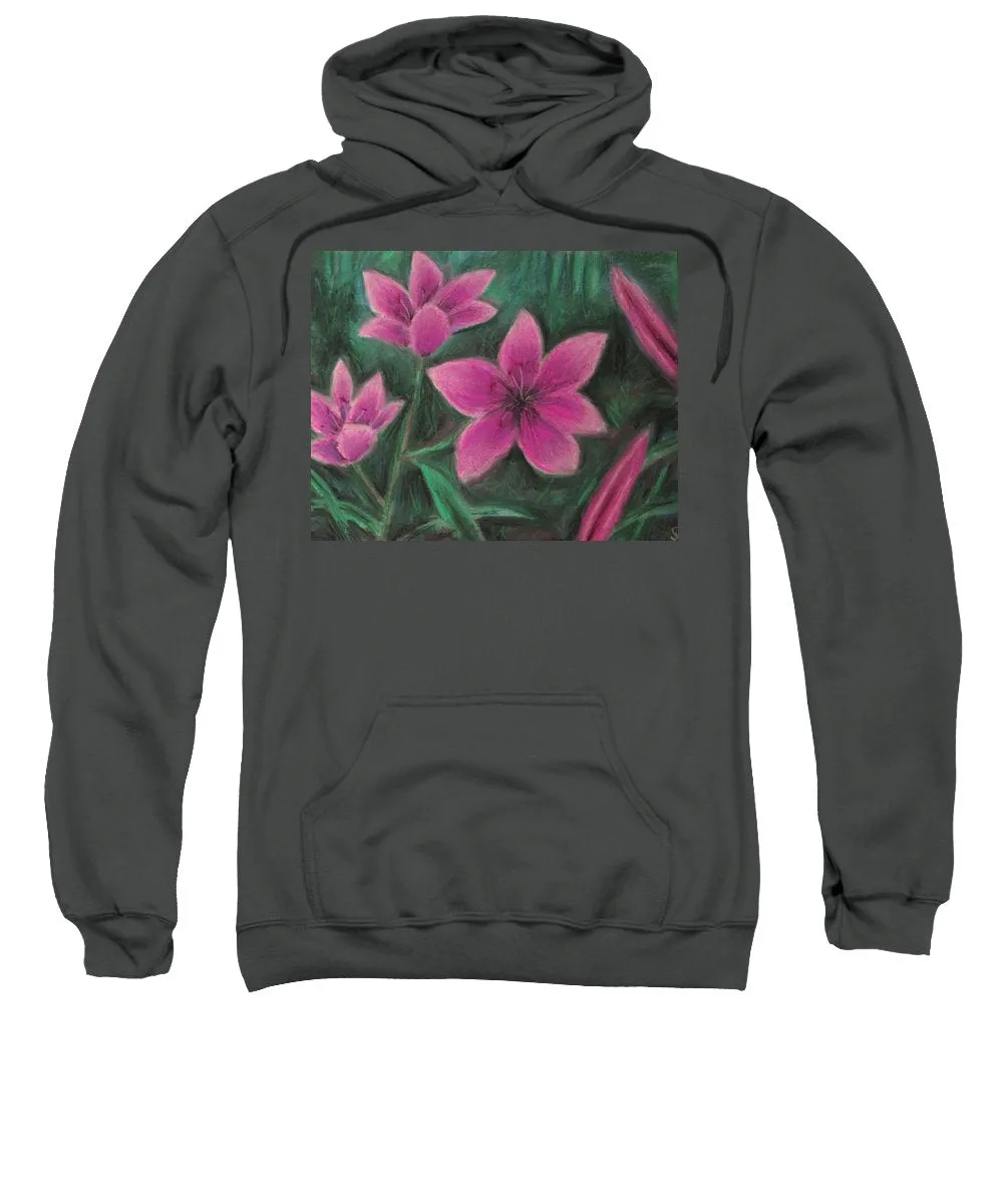 Pink Lilies - Sweatshirt