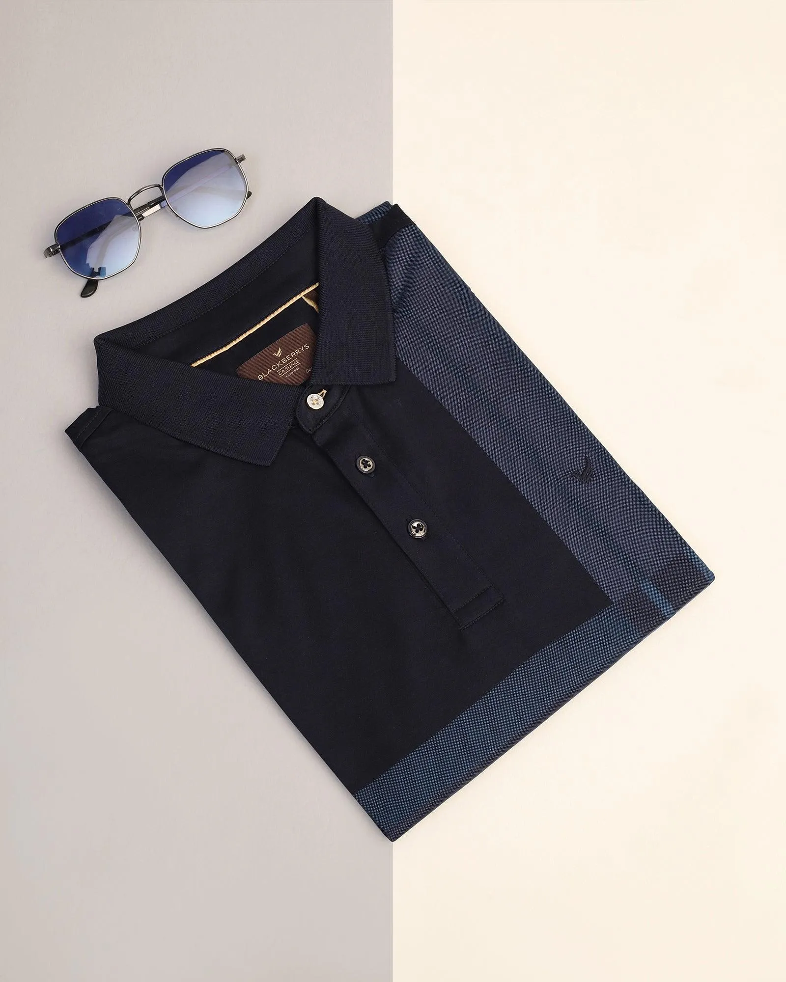 Polo Navy Printed T-Shirt - Jaime