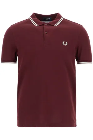 "comme des garçons x fred perry FN T502B W24 BURGUNDY