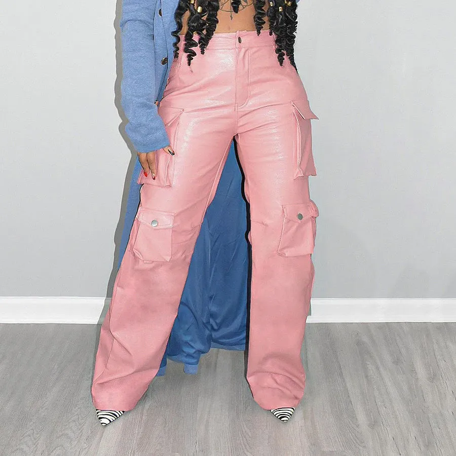 "Rosé Cargo" Pants