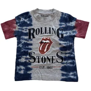 Rolling Stones Kids T-Shirt - Satisfaction - Grey Tie Dye