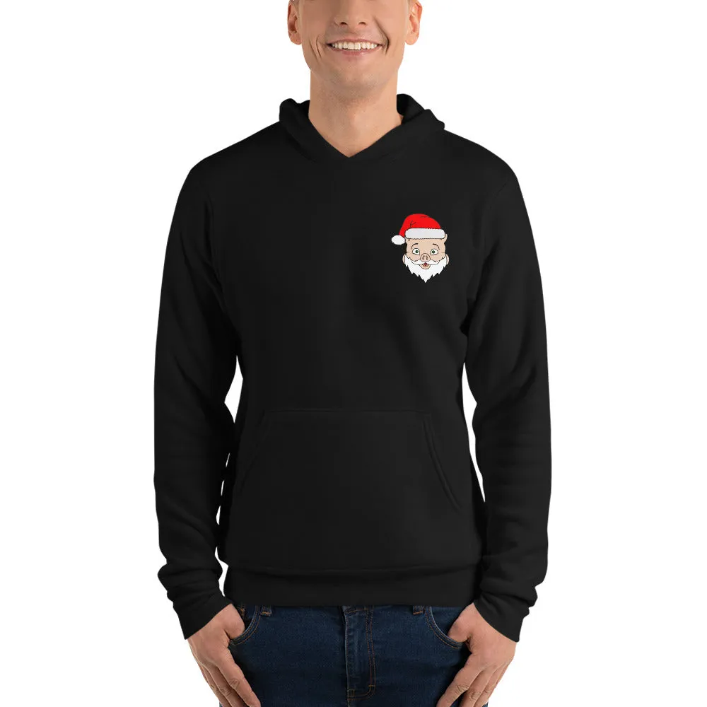 Santa Pig   Christmas Neon Sign Hoodie