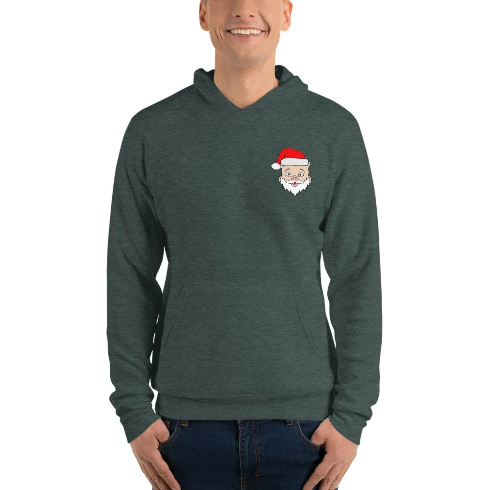 Santa Pig   Christmas Neon Sign Hoodie