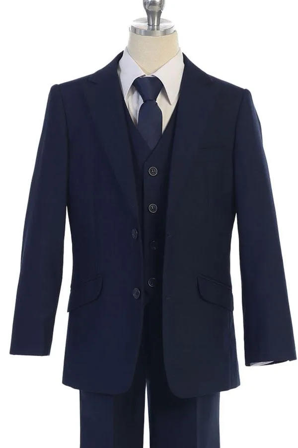 Slim Fit Kids 5-Piece Suit (Big Boys)