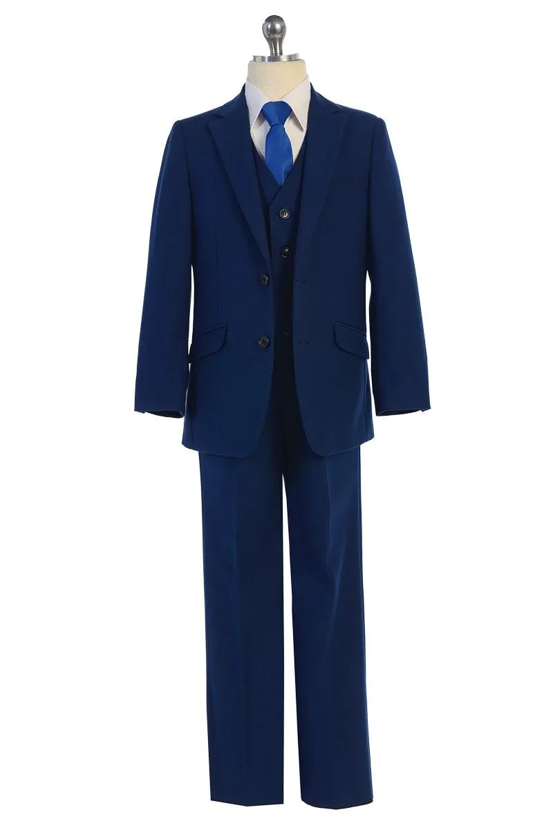 Slim Fit Kids 5-Piece Suit (Big Boys)