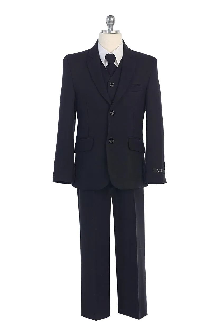 Slim Fit Kids 5-Piece Suit (Big Boys)