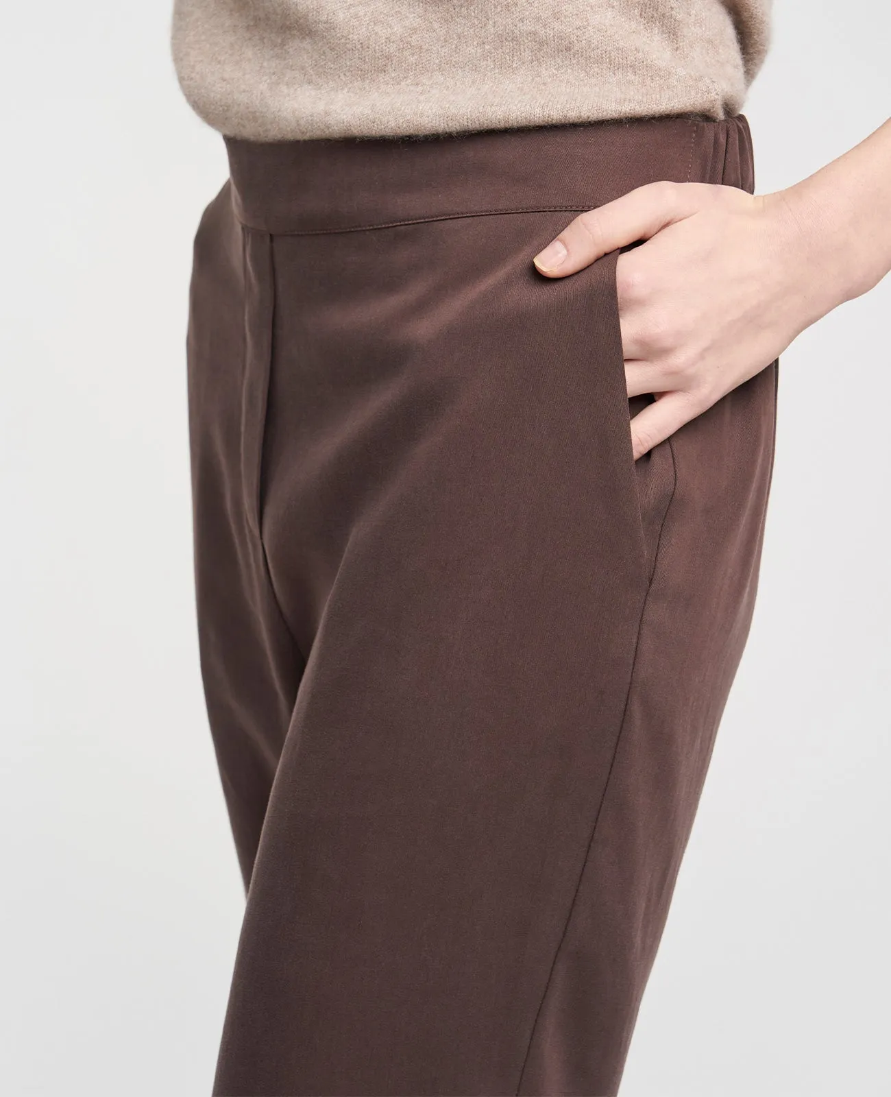 Tencel slouchy pant