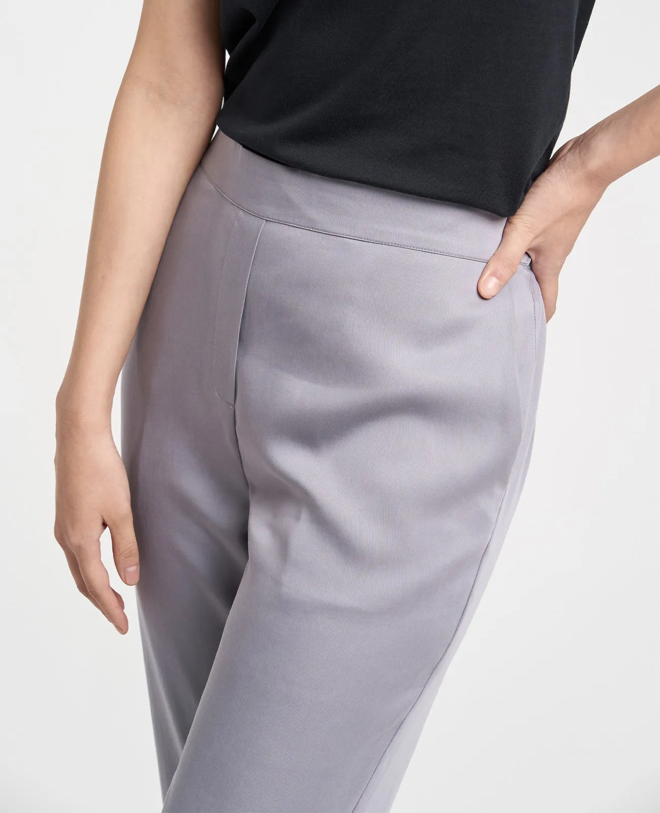 Tencel slouchy pant