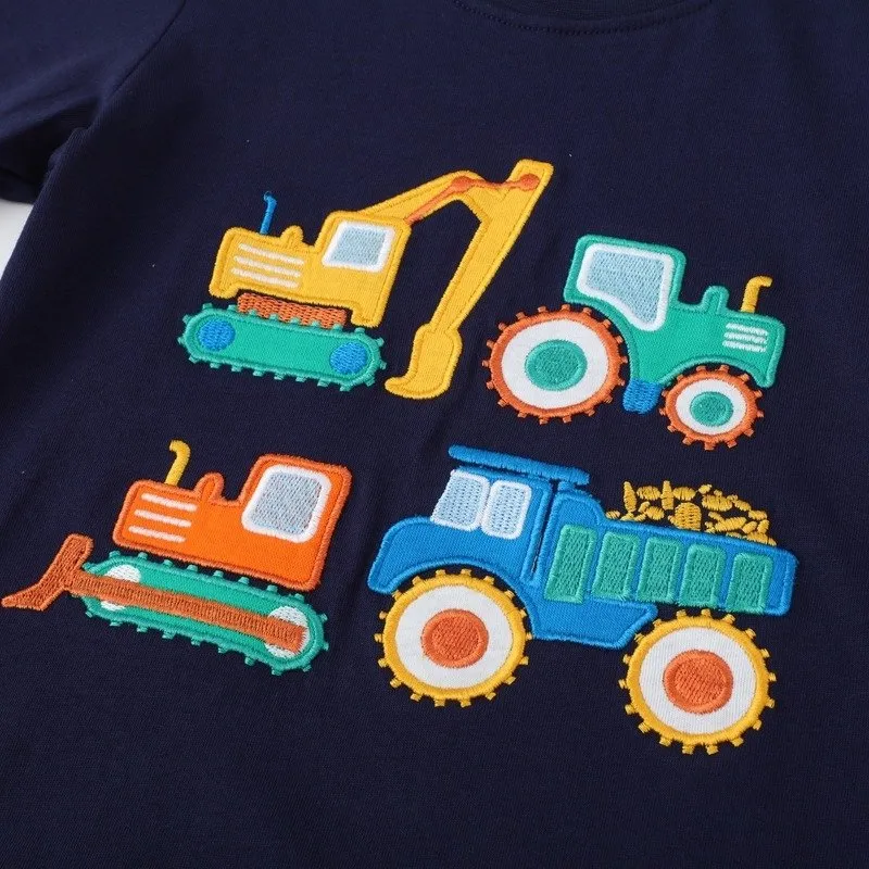 Truck Pattern Long Sleeve T-shirt for Boys