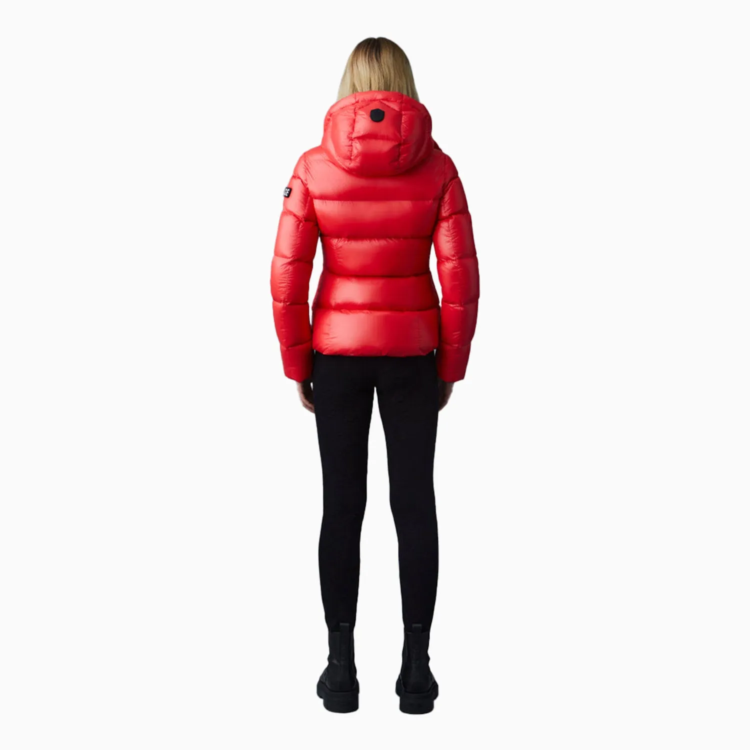 Women's MADALYN Lustrous Light Down Jacket With Hood